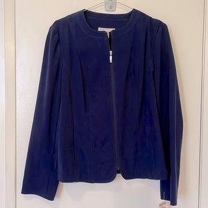 JM Collection Petite blue suit jacket